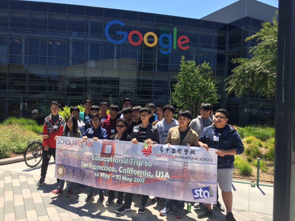 Hwa Chong International Group photo at Google