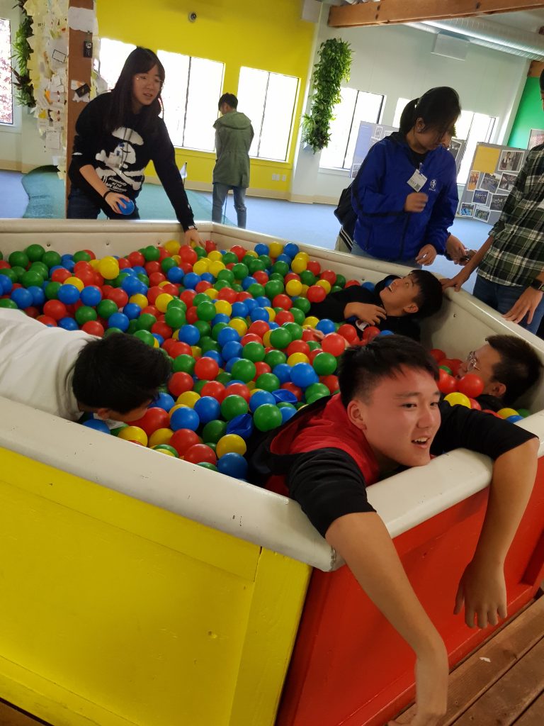 Chilling out at Google Visitor Centre